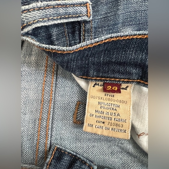 7 For All Mankind BootCut Size 29.  U075080u-080u - Picture 7 of 8